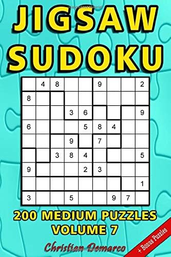 Jigsaw Sudoku: 200 Medium Jigsaw Sudoku Puzzles Volume 7