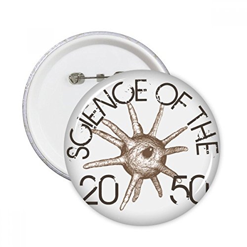 Badge rond science lignée cellulaire L de DIYthinker pour vêtement