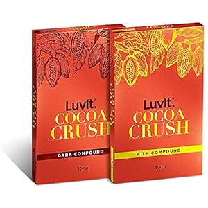 LuvIt Cocoa Crush – Dark & Milk Compound Bars | Frosting, Chocolate Making, Perfect for Baking | No Preservatives | Pack…