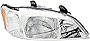 Gold Shrine For Acura TL Headlight Lamp 1999 2000 2001 Halogen Passenger Right Side