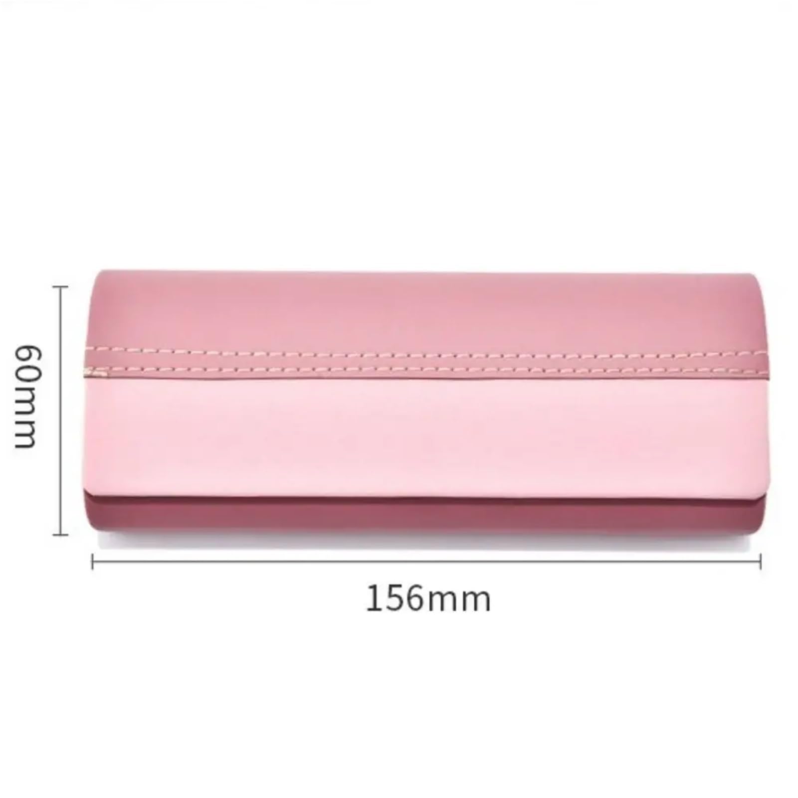 Estuche de cuero for gafas, caja almacenamiento portátil antipresión, accesorios for, 2 uds Para Gafas