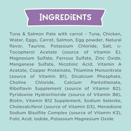 Image of LOVE, NALA - Natural Adult Cat Wet Food - Pate Tuna, Carrot, & Salmon Recipe - Grain Free, Non-GMO, Digestive Fiber Blend, Minerals, Vitamins - 12 Pack 2.4 lbs.