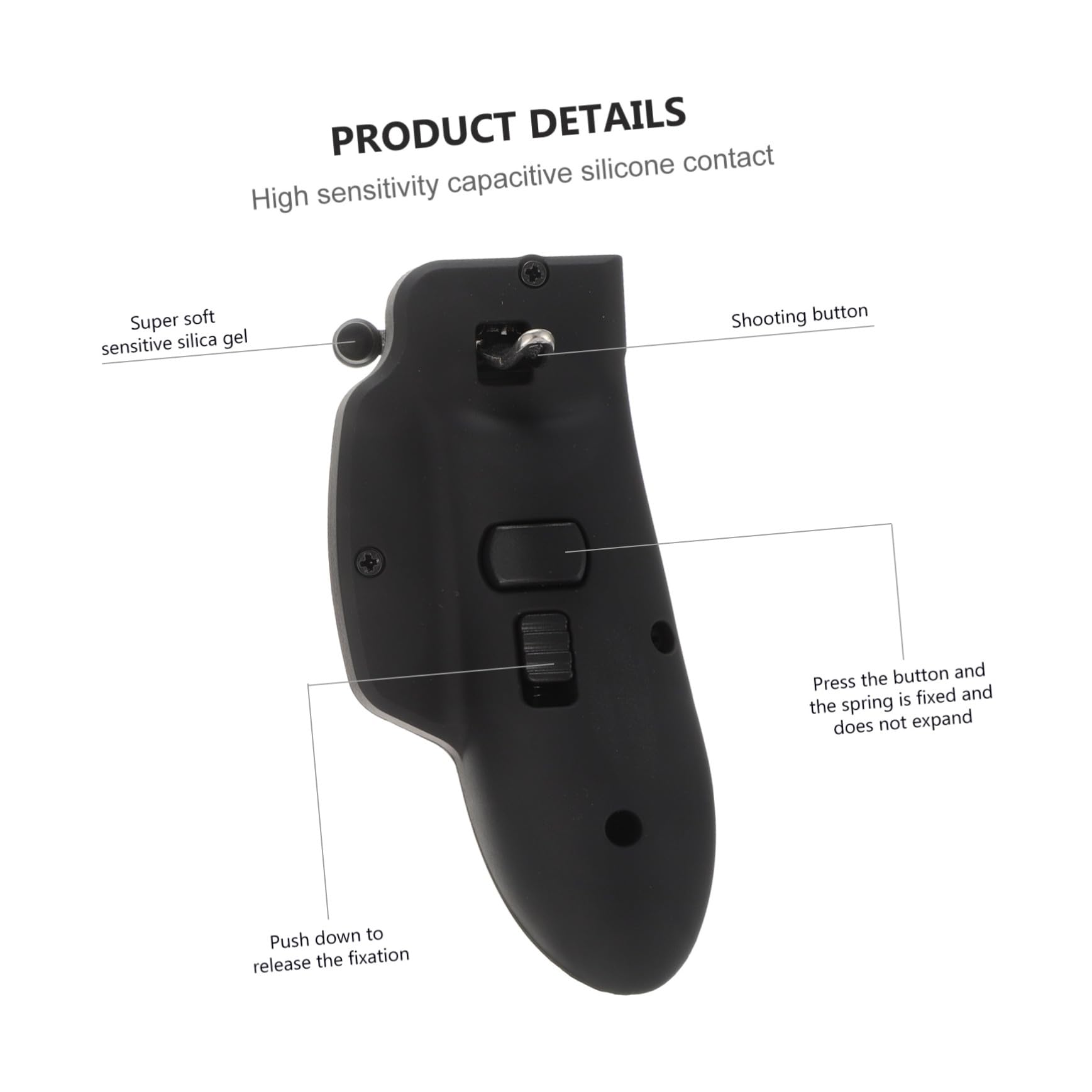 CHILDWEET Gamepad Multifunción para Juegos de Tableta, Activador de Juego y Accesorios para Mangos, Compatible con Tablets, Botones Metálicos para Disparo Rápido, Diseño Ergonómico y Cómodo