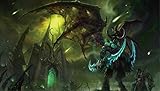 JIONK World of Warcraft Illidan Stormrage Poster HD HOME WALL Decor Custom Art Deco unframed -1084 size (inch):24x42