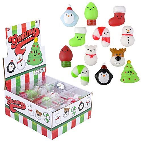 Personajes de gomitas navideños 24 piezas miniatura 1
