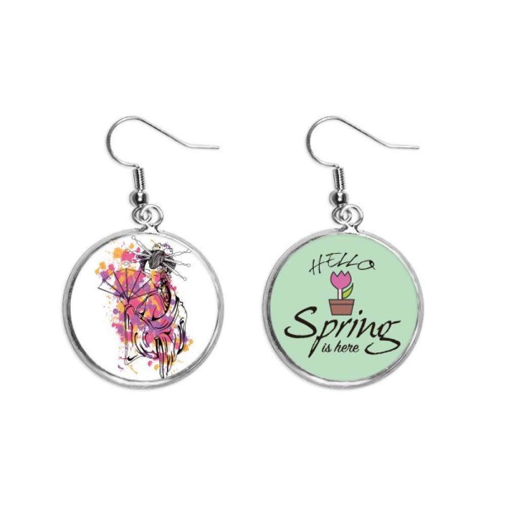 Pendientes de Geisha que solucionan la falta de color en tu joyería diaria 5