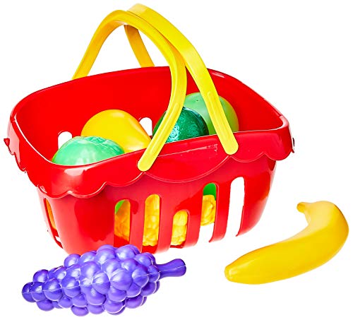 Brincando De Casinha Cesta De Frutas Braskit Multicor