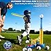 DULONIME T Ball Sets for Kids 3-5, Baseball T-Ball Set with 10 Balls, Outdoor Sport Toy Games for 3-12 Year Old Boys Girls Toddlers, Training Batting Tee for Backyard and Lawn Play
