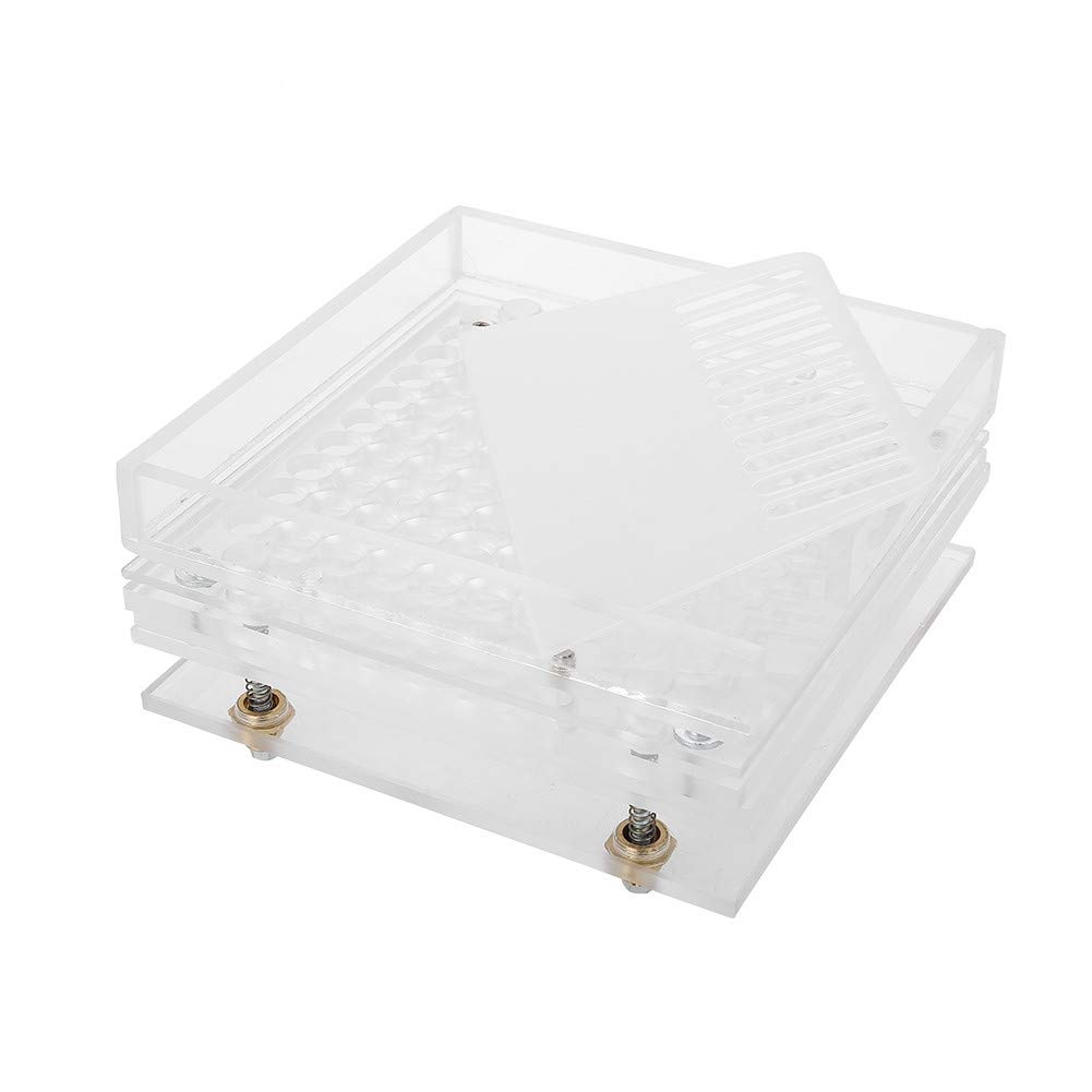 Relleno de cápsulas Placas de cápsulas vacías con espacio de esparcidor para 100 cápsulas herramienta de llenado semiautomática a prueba de fugas 8 tipos(3#)