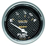 Auto Meter 4815 Carbon Fiber Electric Fuel Level Gauge