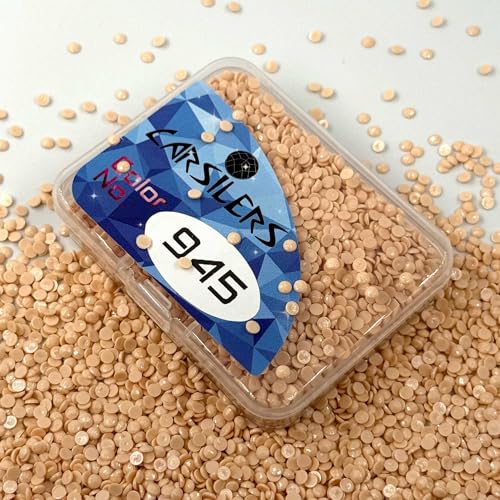 Carsilers Diamond Painting Beads 945,Diamonds Painting Accessories Replacement for Missing Drills,Diamond Beads Replacement Drills Gems Stones,Round,About 3500pcs