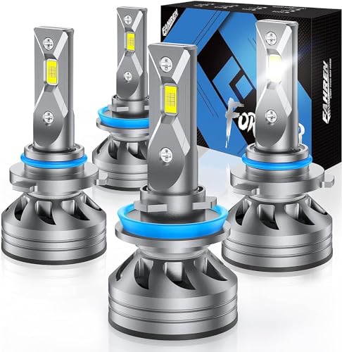 Image of FAHREN H11 9005 LED Driving Light Bulb, Upgrade & Modern 110000LM 14X Ultra-Bright 6500K White, 1:1 Size Easy Install H9 H8 HB3 Fog Light Bulbs, Thermostatic Control Design, Pack of 2