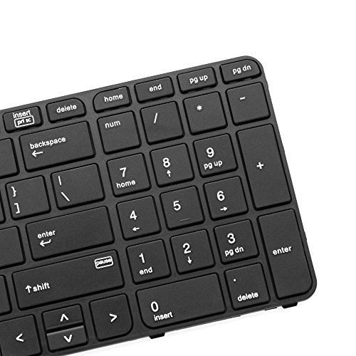 GODSHARK Replacement Keyboard for HP Probook 450 G3 / 450 G4 / 455 G3 / 455 G4 / 470 G3 / 470 G4 Black US Layout - Thumbnail 5