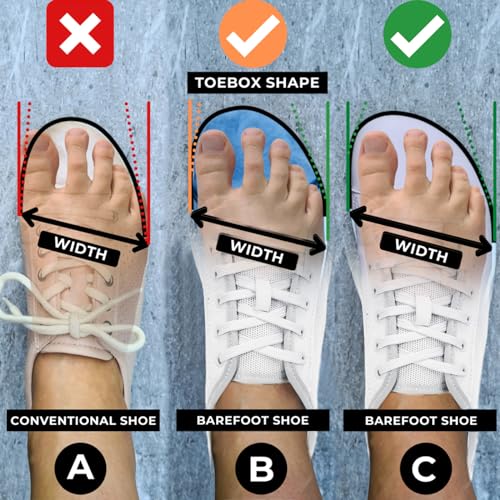 ZVC Barefoot Shoes Men Wide Toe Box Shoes Knitted Zero Drop Sole Sneakers for Mens Minimalist Footwear4