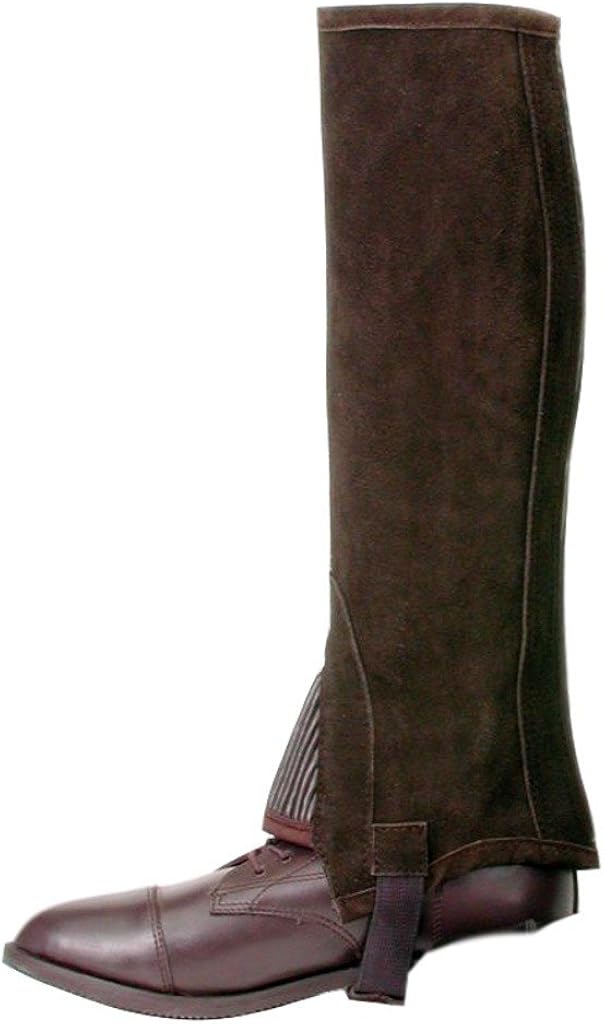 Tough 1 Suede Leather Half Chaps : Clothing, Shoes & Jewelry