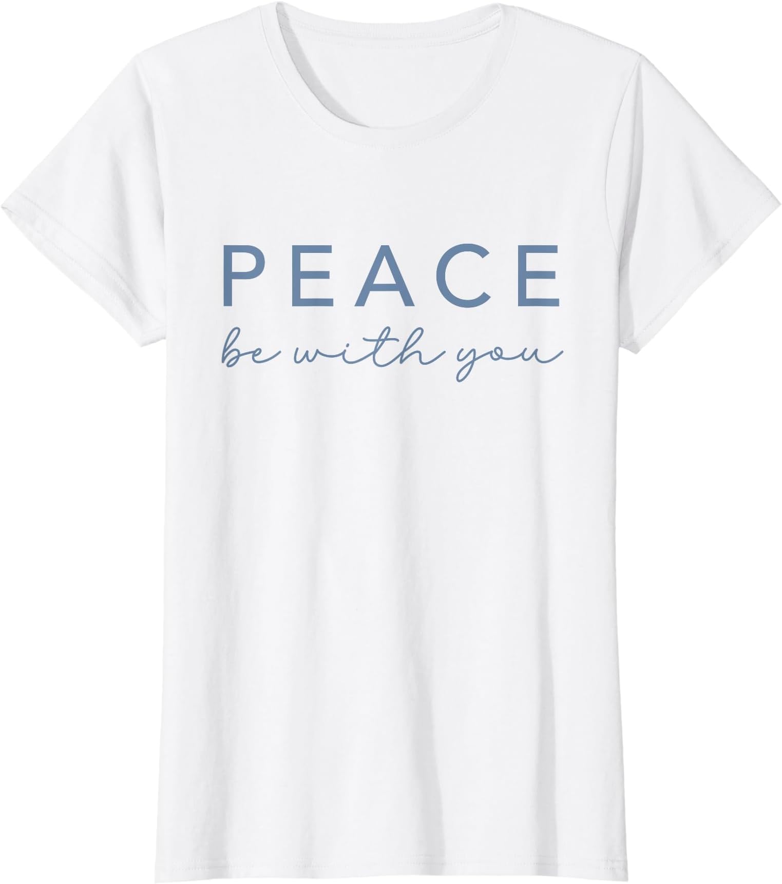 EucharistiaPeace Be With You Catholic Christian Women Girls T-Shirt