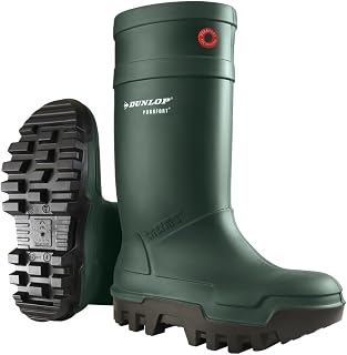 DUNLOP Protective Footwear, C662933, Purofort Thermo+ Full Safety, Dunkelgrün/Schwarz