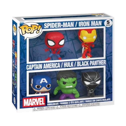 Funko Pop! Marvel Spider-Man Iron Man Hulk 5-Pack