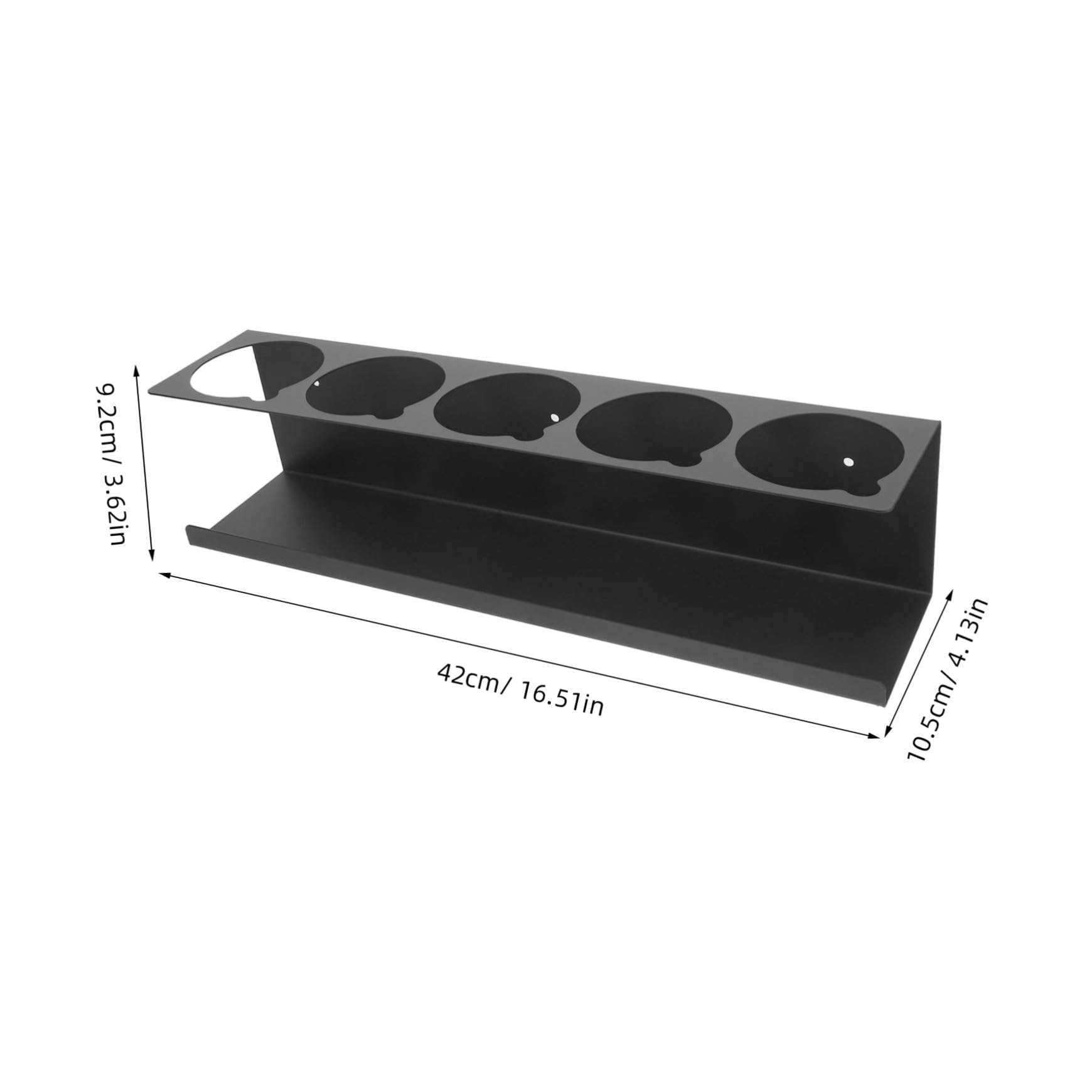 Soporte de pared de metal resistente para almacenamiento de garaje, organizador del hogar, estante de ahorro de espacio para herramientas, suministros y productos de limpieza