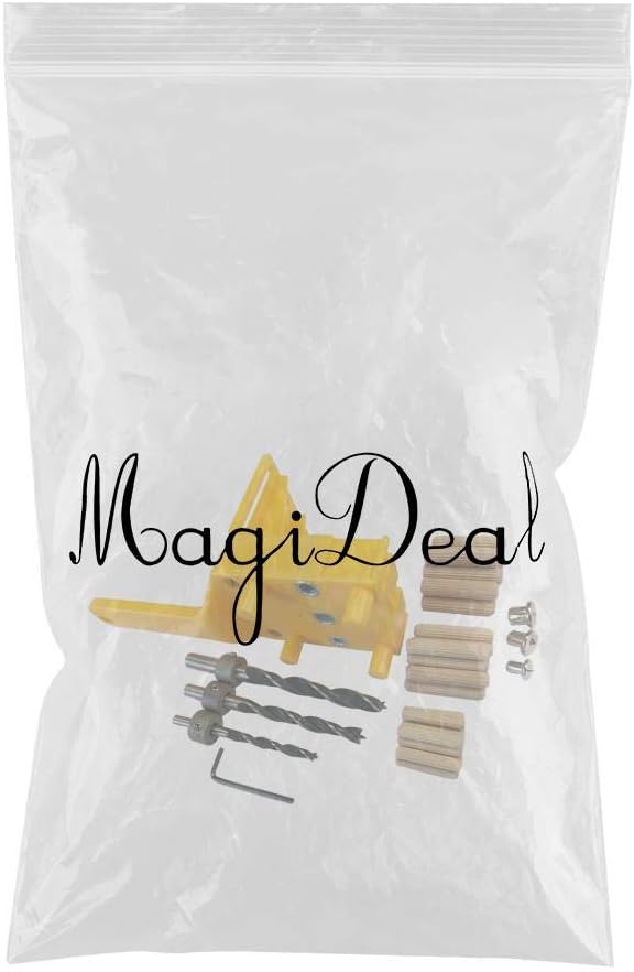 Club Bollywood® Woodworking Dowel Jig Set Dirll Bit and Wood Dowel Pins for Joinery Doweling|Home & Garden | Tools | Power Tools |1 Piece Dowel Jig