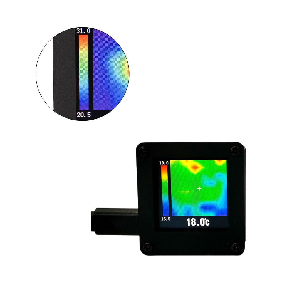 Cámara digital portátil de 1.8" con imagen térmica infrarroja y sensor de temperatura portátil miniatura 3