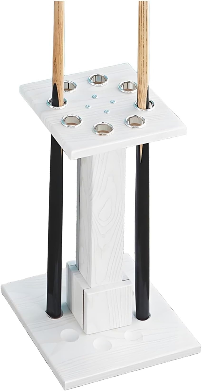 Support de pied pour tacos de billard rack de rangement bois et présentoir de cannes