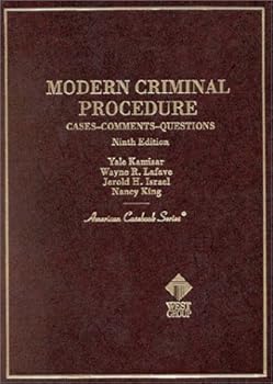 Hardcover Modern Criminal Procedure: Cases, Comments and Questions (American Casebook Series) Book