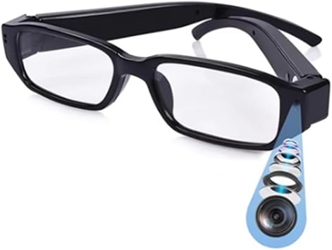 1080P HD Mini Camera Smart Glasses Driving Bike Portable VCR Camera Glasses Sports Camera Glasses Conference Process, Driving
