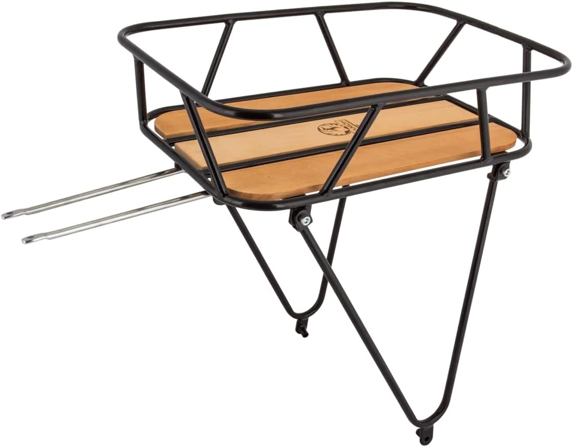 Minoura Gamoh Rear Bike Rack with Basket - Black : Amazon.co.uk: Sports ...