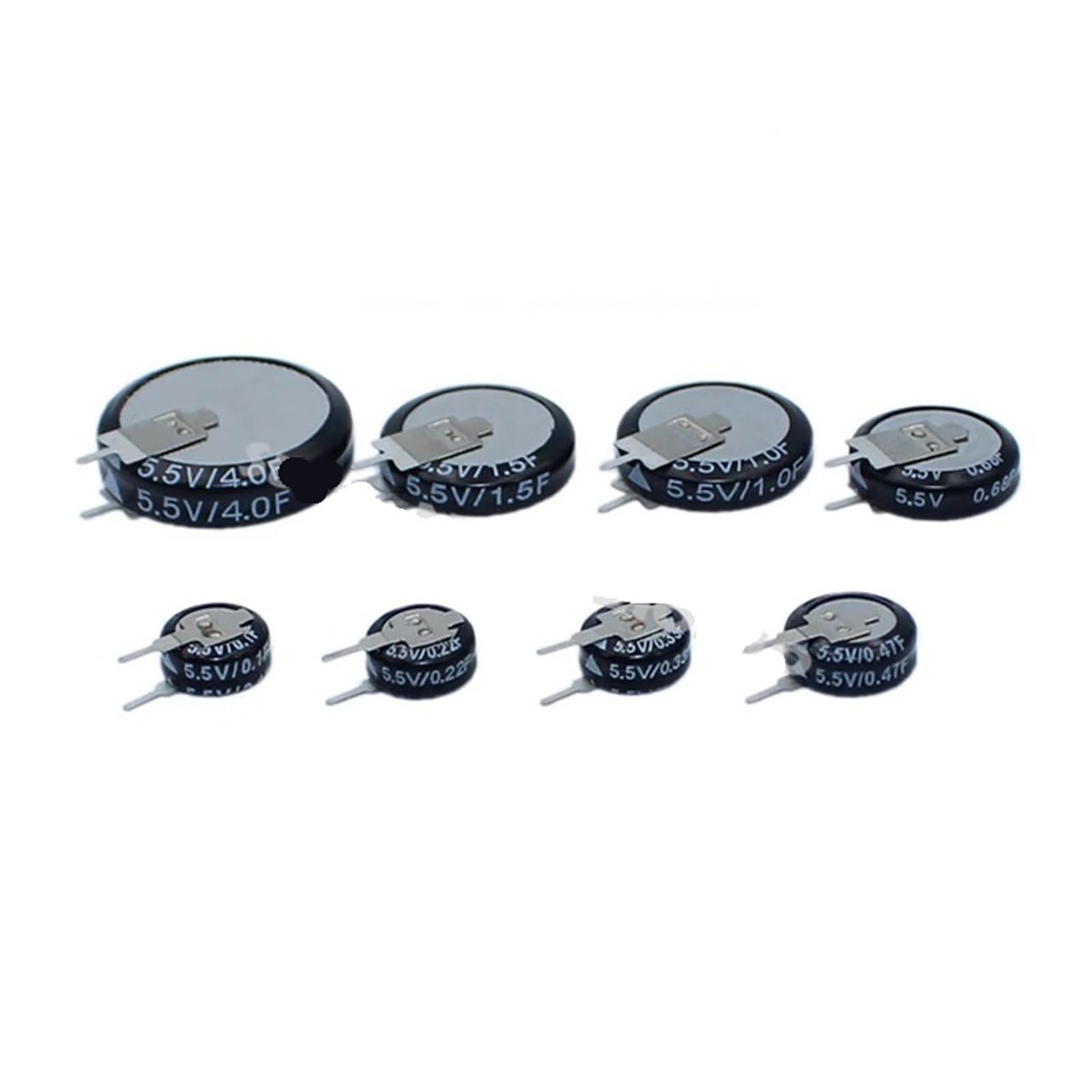 Condensateur bouton V 5.5V 0.22F composant électronique de sauvegarde