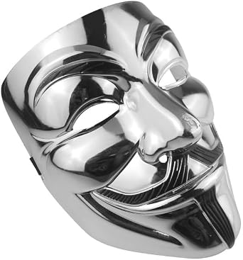 Hacker Anonymous Mask V For Vendetta Mask For Kids Women Men Halloween Party Costume Cosplay