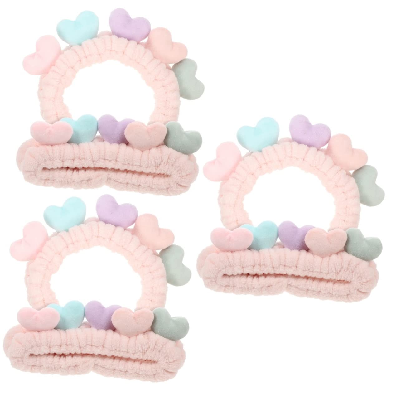 minkissy 6pezzi Fasce Elastiche Per Makeup e Accessori Per Fascia Per Rosa Per e Del