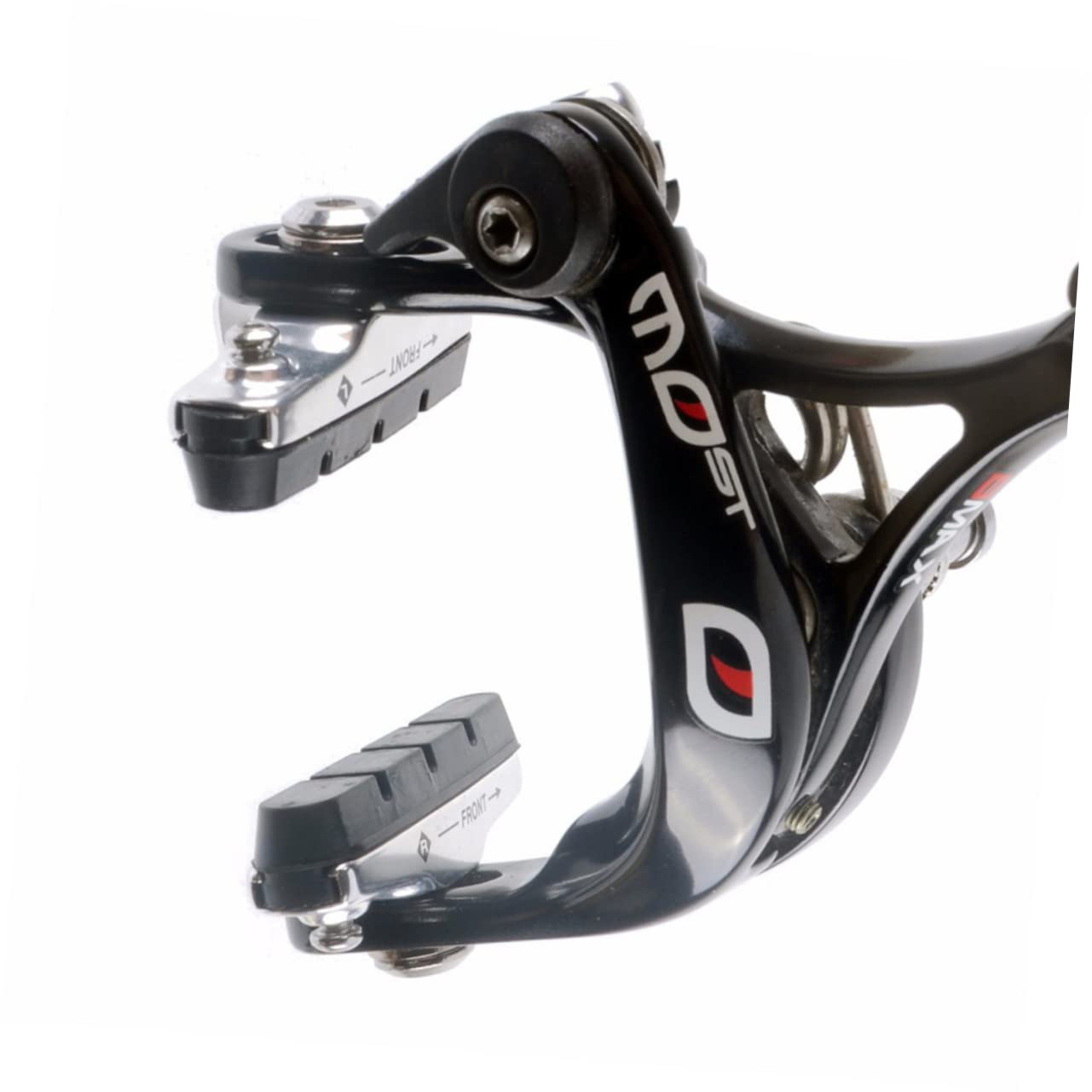 Happyyami 3paia Pastiglie Freni per Bici da Corsa e Mountain Bike Lega di Alluminio Silenziose e Resistenti all Usura Design Curvato Compatibili con Freni c Argento