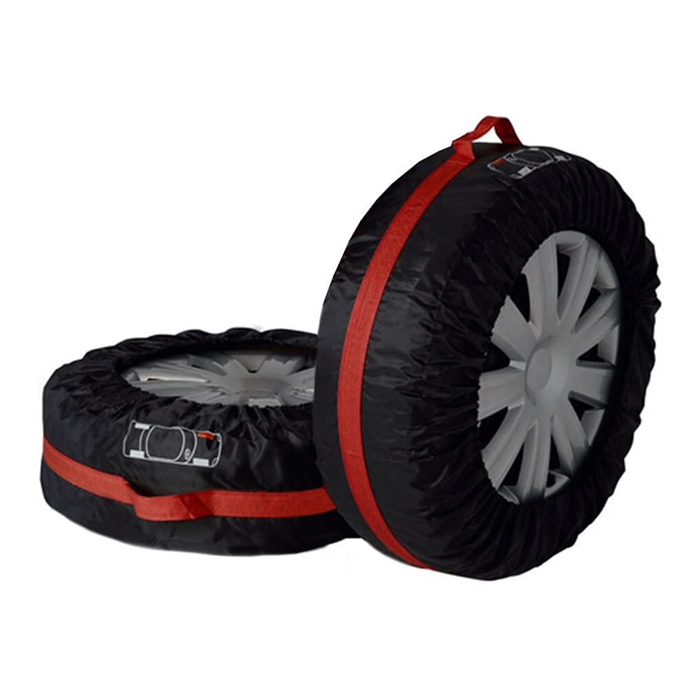 Housses De Pneus Imperméables – Lot De 4 En Tissu Oxford 420D Pour Protéger Vos Pneus En Extérieur