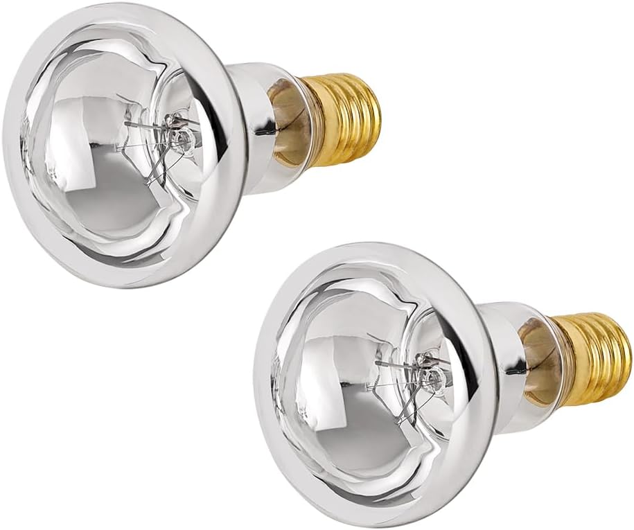 Suitable for 30 inch Liquid Sports Light 50W 2-Pack Upgraded Bulb, 120V R39 E17 50W Reflective Bulb