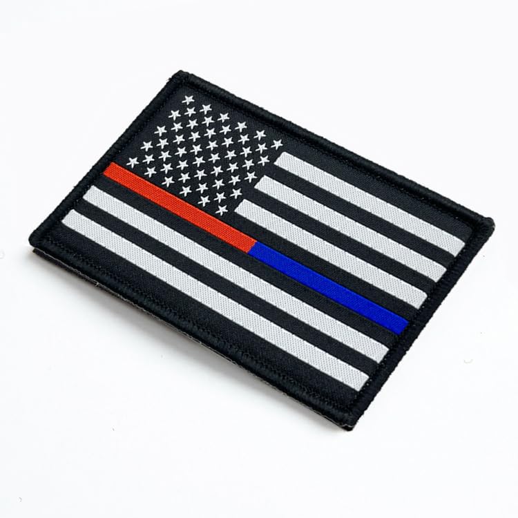 Amerikanische Flagge Dünne Blaue Und Rote Linie 3,0