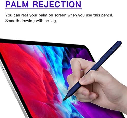 Stylus Pen for Apple iPad(2018-2022),With Tilt Sensitivity & Palm Rejection & Magnetic,Compatible iPad Pro 11/12.9(3/4/5th)/Air (345)/Mini 5-6/iPad 6/7/8/9th Generation, Digital Writing/Drawing Pencil