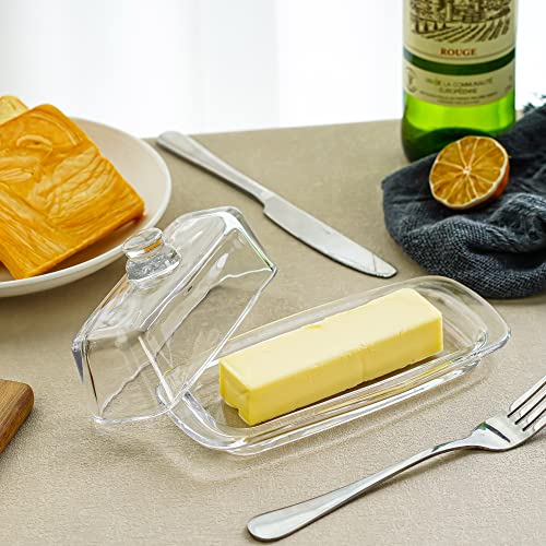Qfkris MODEL 1 8'' Art Glass Butter Dish thumb #4