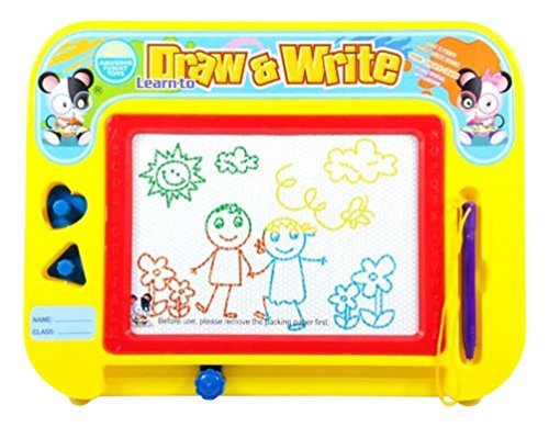 Kidolino Magnetic Drawing Board for Kids with 2 Stamps and 1 Pen, Travel Size