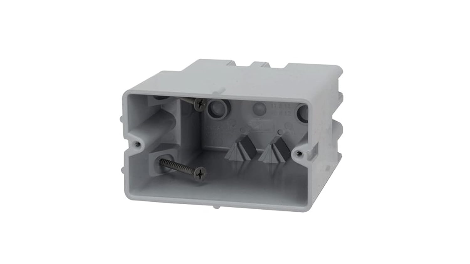 Southwire MSBHZ One Gang Horizontal Device Box with Depth Adjustable; Heavy Duty 42lb ; Gray - 