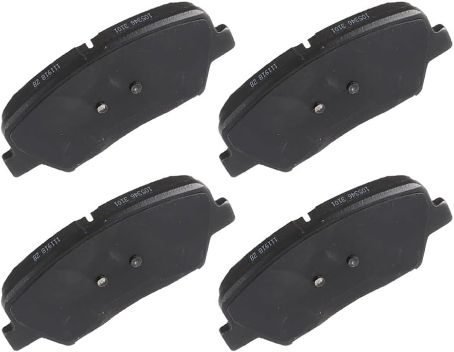 LSAILON [D1432] Front Semi-Metallic Disc Brake Pads Set For Hyundai Azera 2012-2017,For Hyundai Santa Fe 2010-2012,For Hyundai Santa Fe Sport 2013-2014,For Kia Sorento 2011-2014 [4PCS]