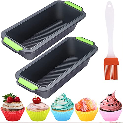 2 Stücke Backformen Set Rechteckig Cover