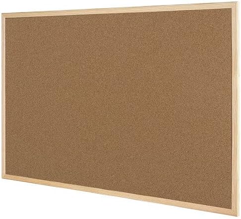Q-Connect Wooden Frame 400 x 600 mm Cork Board