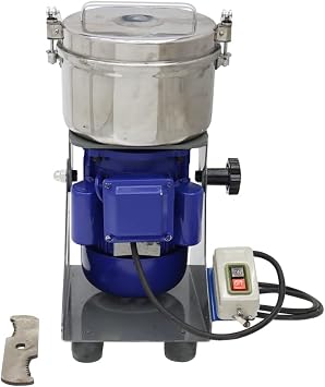 Rock Ore Crusher Machine Glass Grinder for 2cm Particle Crushing with Additional Cutter 220v