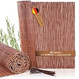 BOOGARDI Weidenmatte - 20 Größen - Weidenzaun 150 cm hoch x 500 cm lang - Sichtschutzmatte Balkonverkleidung Sichtschutz Garten Zaun Balkon Sichtschutzzaun Holz