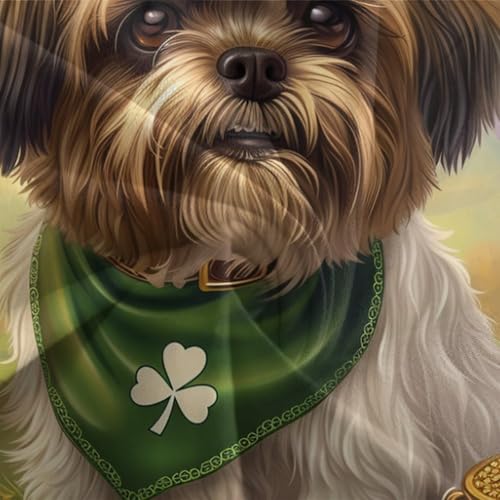 Parure de lit chien 3D King en microfbre housse de couette 220x240cm - 7