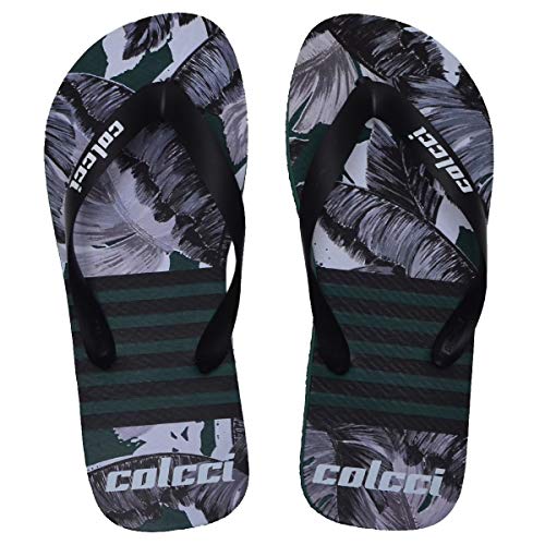 Chinelo Masculino Colcci Preto Verde e Branco