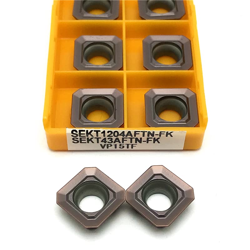 SEKT1204AFTN VP15TF SEKT1204AFTN UE6020 Carbide Inserts Lathe Tools Milling Tool Sekt 1204 Milling Insert CNC Turning Tool(SEKT1204 VP15TF)