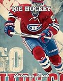 ice hockey coloring book for kids: high quality +100 beautiful designs