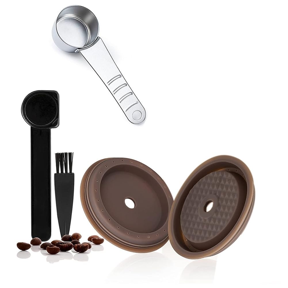 Uikdjgu Reusable Coffee Capsule Lid For Vertuoline Coffee Pod Food Grade Silicone Cap For Refillable Vertuo Capsule